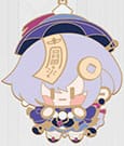 Genshin Impact Character Metal Keychain Qiqi