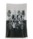 Stranger Things Throw Blanket Black & White 100 x 150 cm