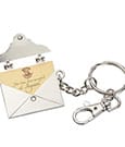 Harry Potter Metal Keychain Hogwarts Acceptance Letter