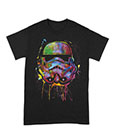 Star Wars T-Shirt Paint Splats Helmet Size XL