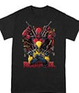 Deadpool T-Shirt Deadpool And Wolverine Pose Size S