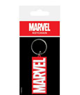 Marvel Comics Rubber Keychain Logo 6 cm