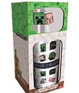 Minecraft Glass Tumbler with Straws Characters 485 ml