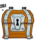 Fortnite Pin Badge Chest 5 cm