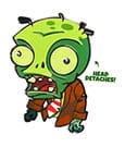 Plants vs. Zombies Pin Badge Zombie 5 cm