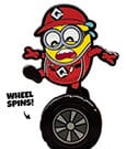 Despicable Me Pin Badge Tire Minion Spinning 5 cm