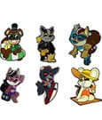 Five Nights at Freddy's Enamel Pins Set Popgoes Beach 3 cm (6)