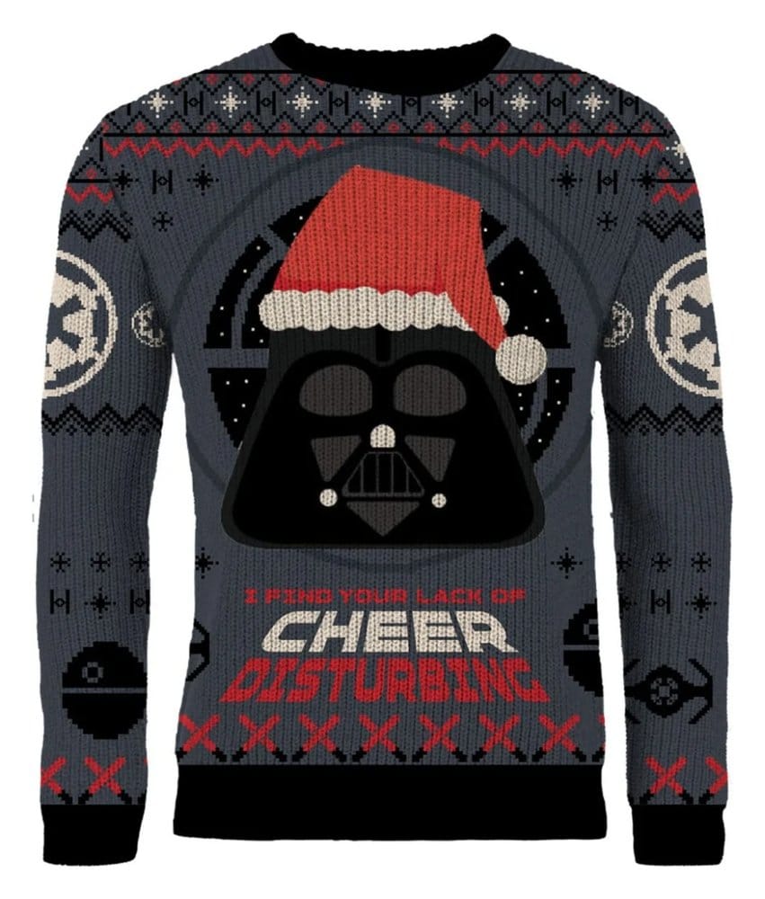 Star Wars Christmas Sweater Darth Vader Size L