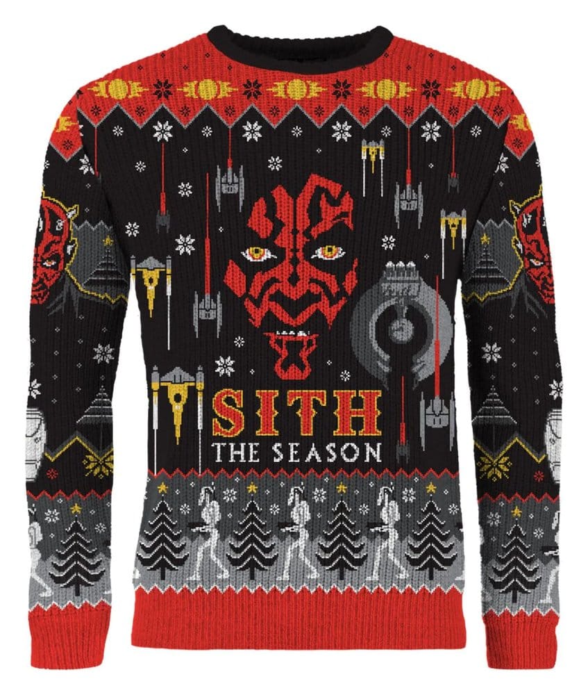 Star Wars Christmas Sweater Sith Size XL