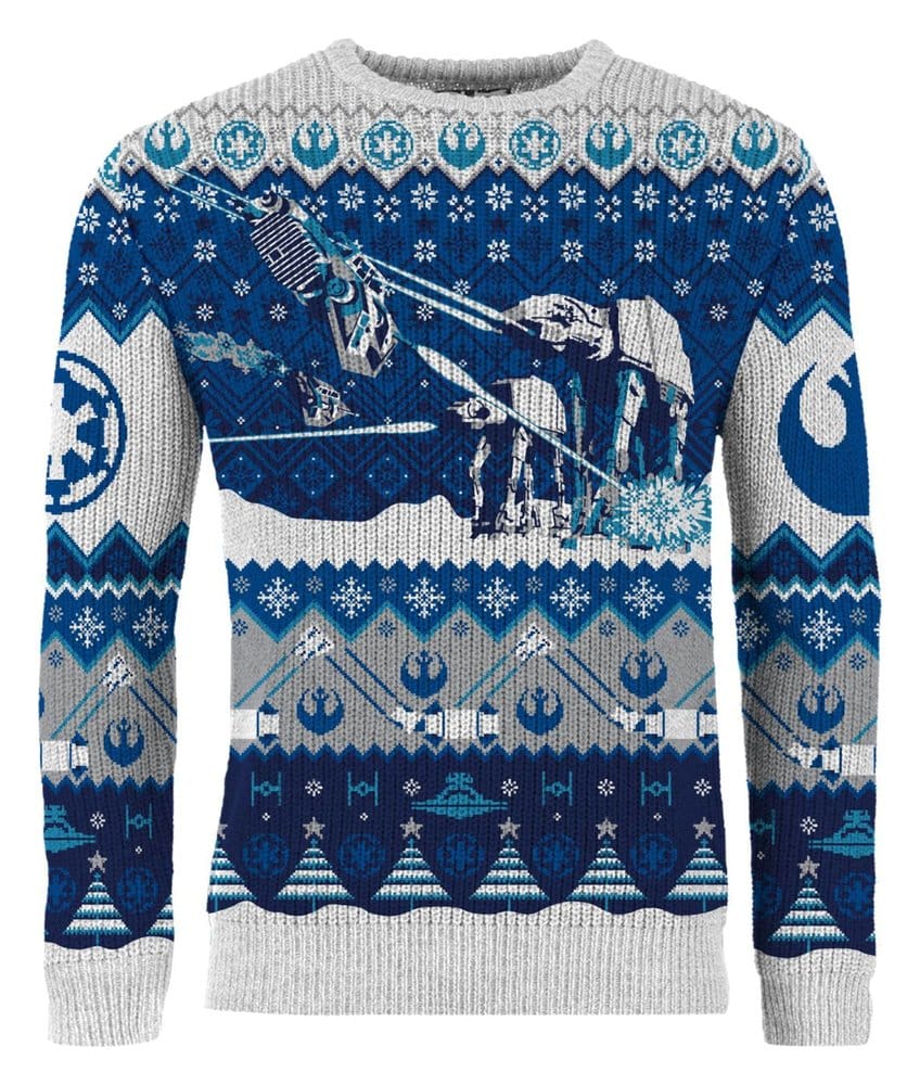 Star Wars Christmas Sweater AT-AT Assault Size XL