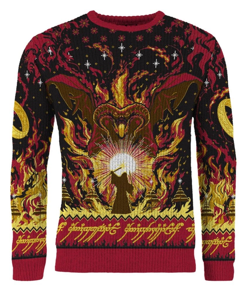 Lord of the Rings Christmas Sweater Balrog Size XL