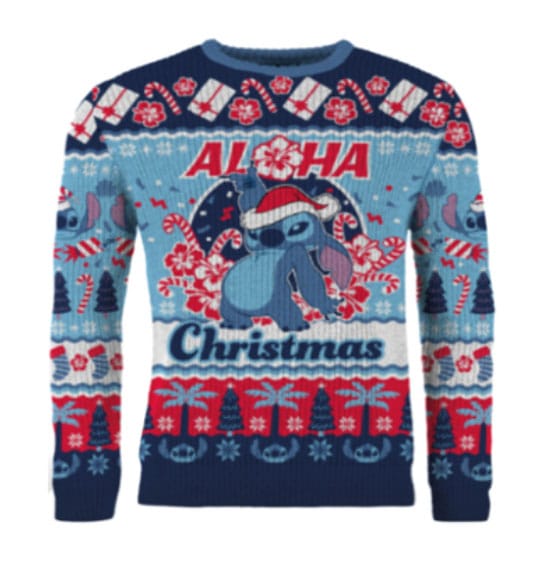 Lilo & Stitch Christmas Sweater Stitch Aloha Christmas Size M