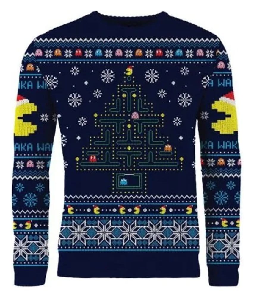Pac-Man Christmas Sweater Size XXL