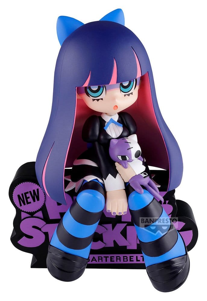 New Panty & Stocking with Garterbelt Monitor Top Figz PVC Figure Stocking 12 cm