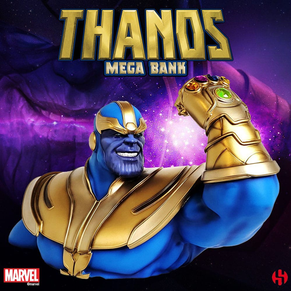 Marvel Comics Coin Bank Thanos 23 cm