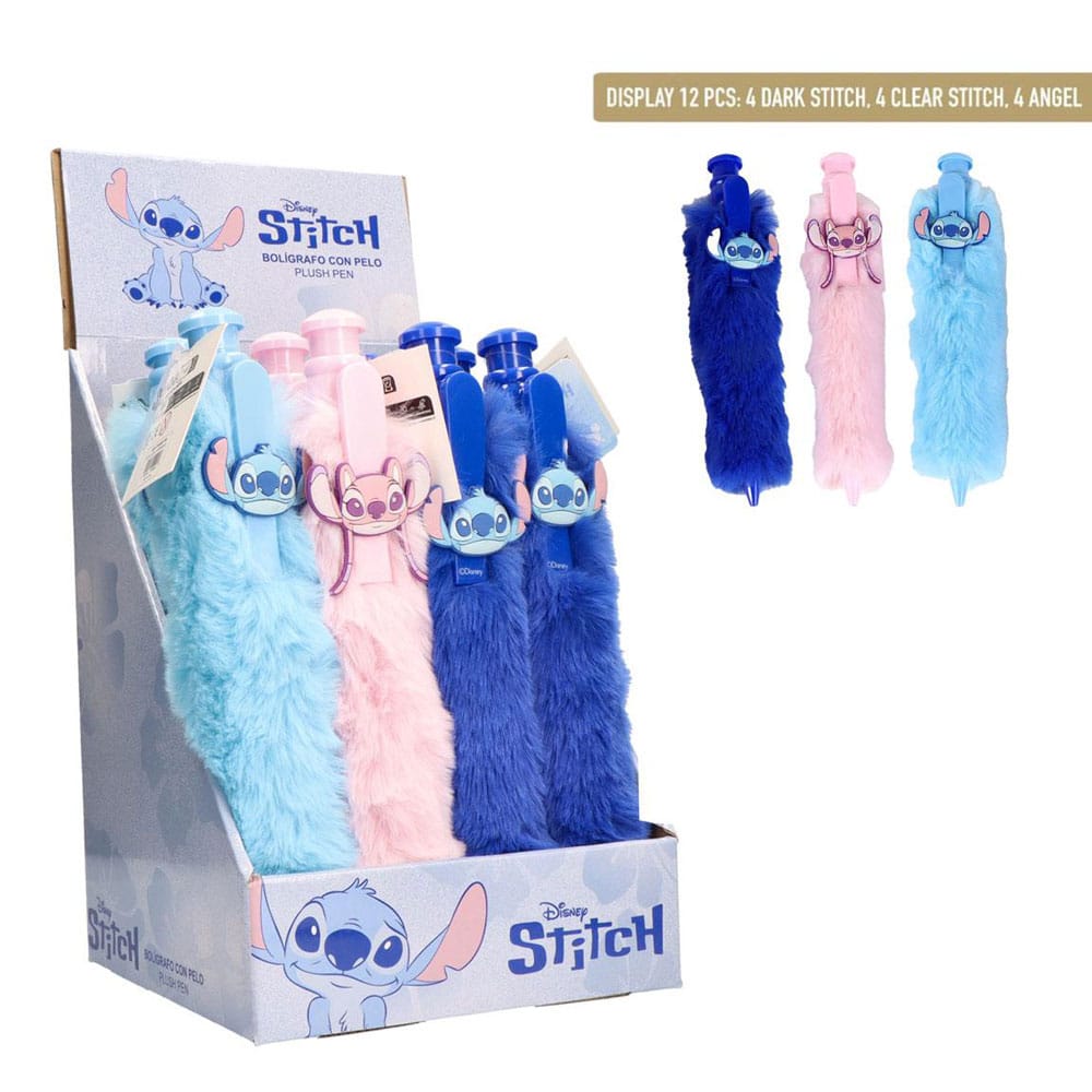 Loli & Stitch plush ball pens Display (12)