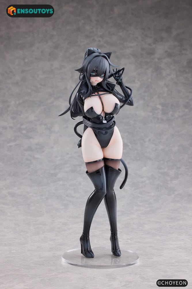 K Pring Original Character Statue 1/6 Cat Woman Happy-chan 27 cm
