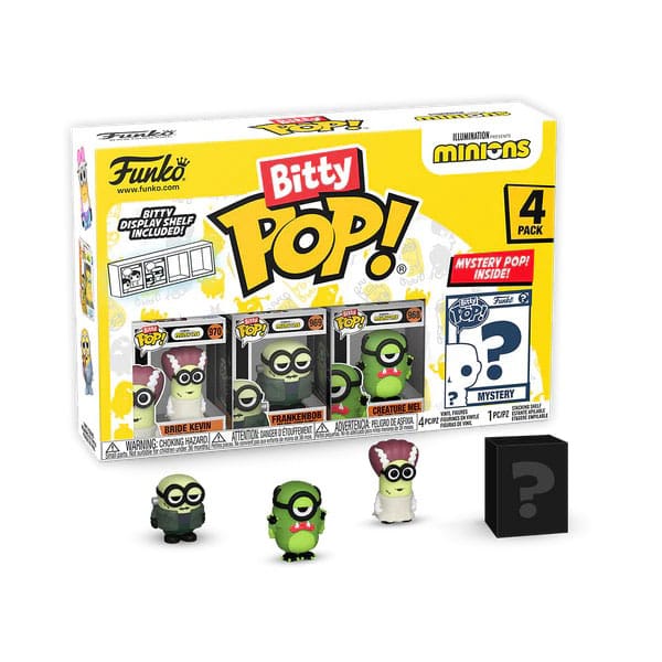 Minions Bitty POP! Vinyl Figure 4-Pack Frankenbob 2,5 cm