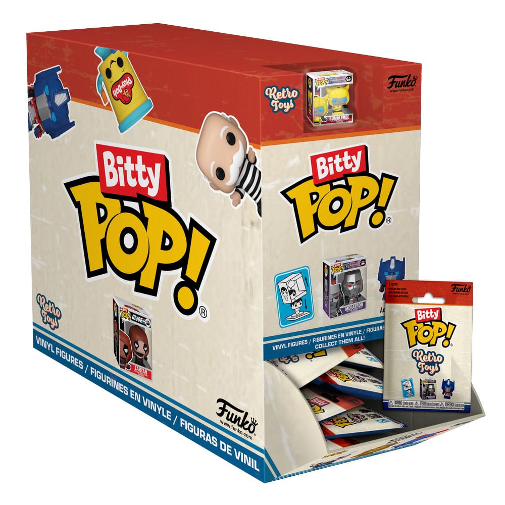 Retro Toys Bitty POP! Vinyl Figure Display (32) PDQ 2,5 cm