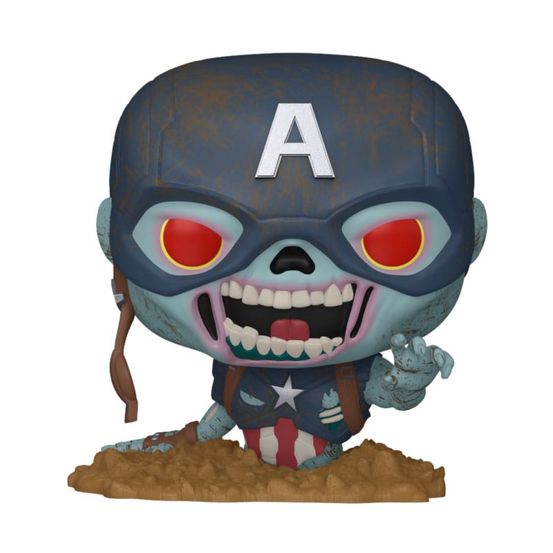 Marvel Zombies POP! Marvel Vinyl Figure Captain America 9 cm