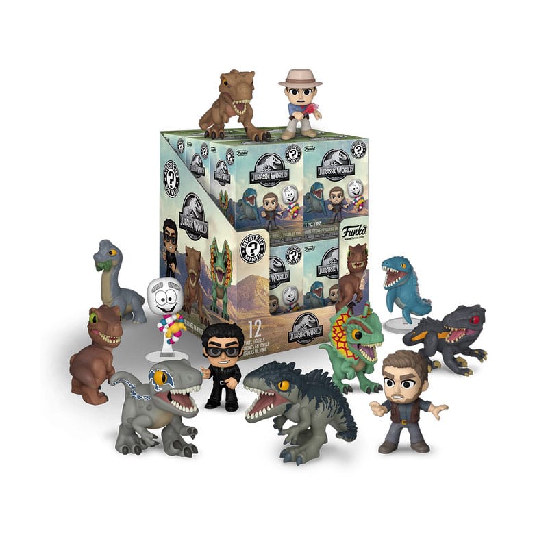 Jurassic World Mini Figures P&W 5 cm Display (12)