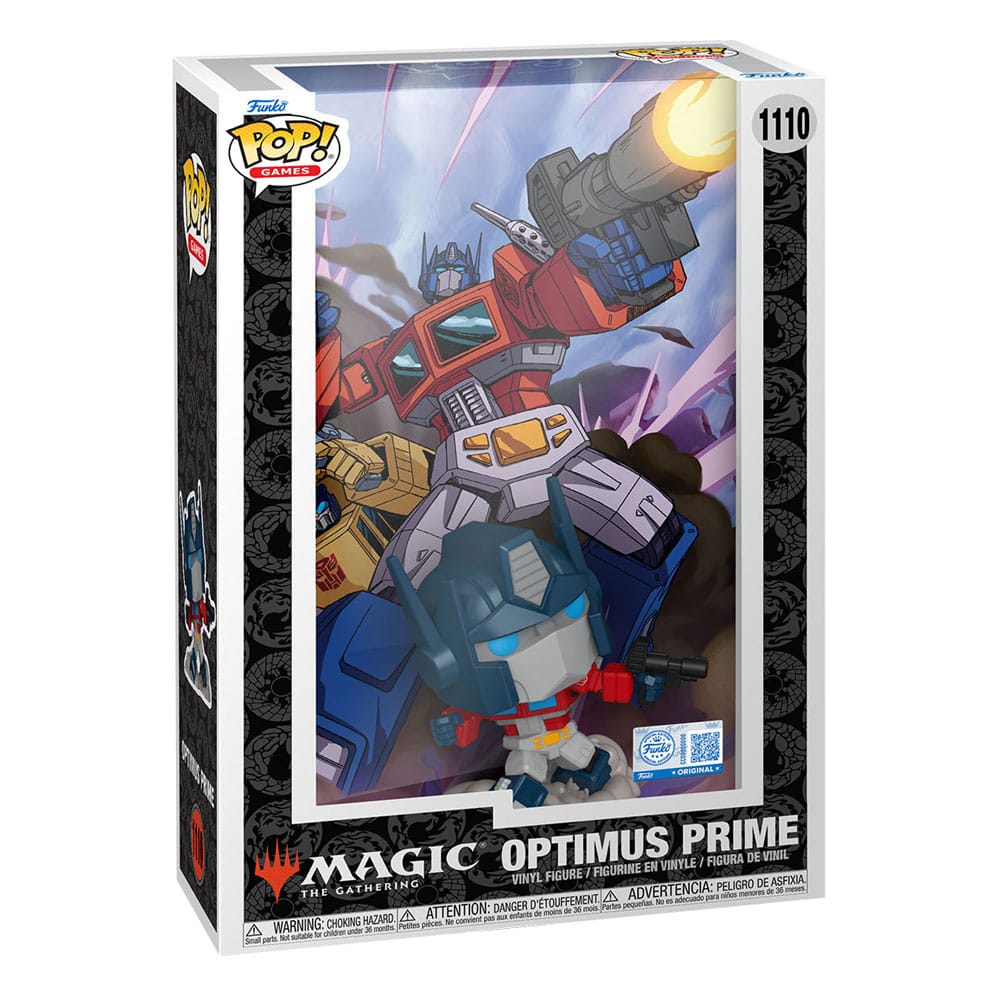Transformers X MTG POP! Comic Covers Vinyl Figure Optimus Prime (Magic the Gathering) 9 cm