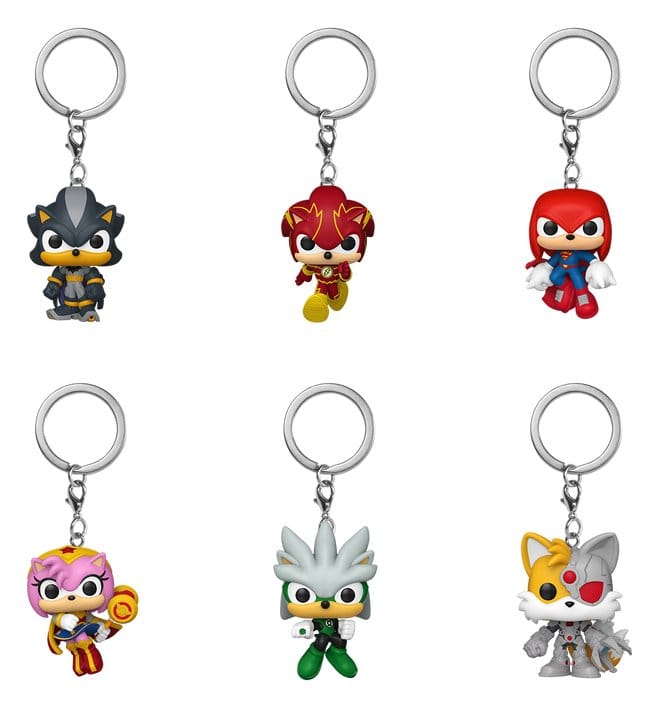 Sonic the Hedgehog POP! Vinyl Keychains 4 cm Display (12)