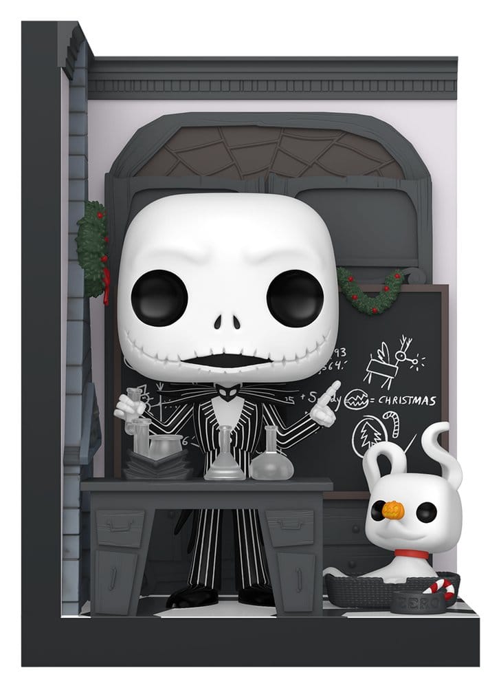 Nightmare Before Christmas POP! Nooks Vinyl Figure Jack Skellington's Room 9 cm