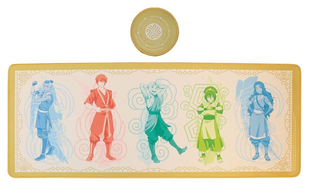 Avatar: The Last Airbender Desk Pad & Coaster Set Elements
