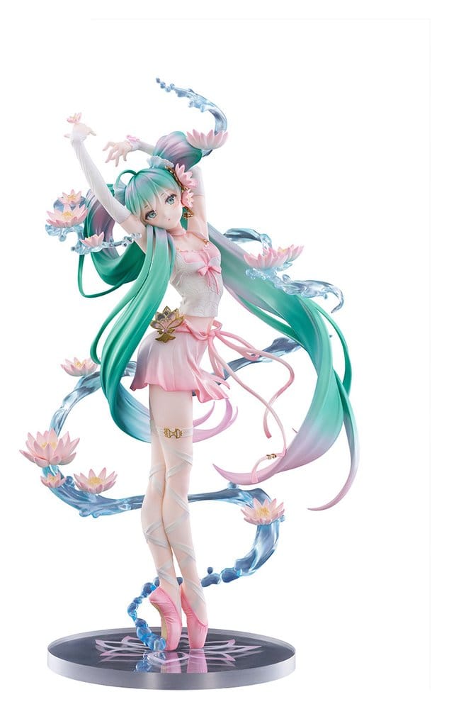 Hatsune Miku F:NEX PVC Statue 1/7 Water lily Ver. 27 cm