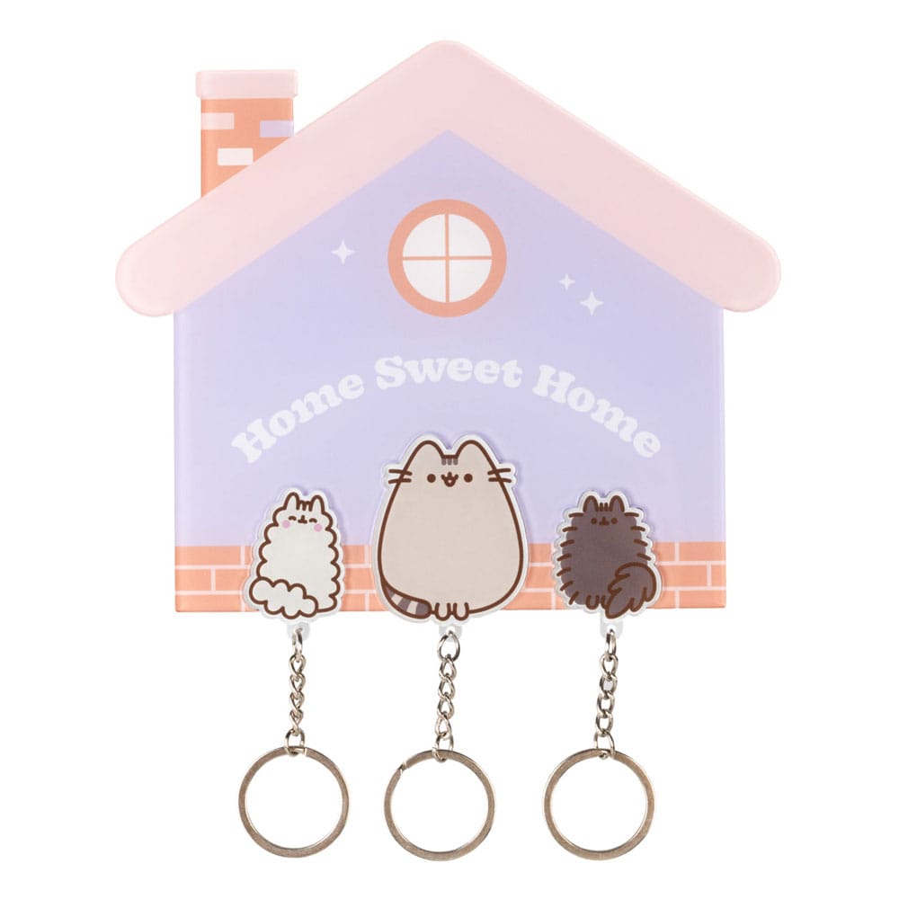 Pusheen Key rack incl. 3 key rings