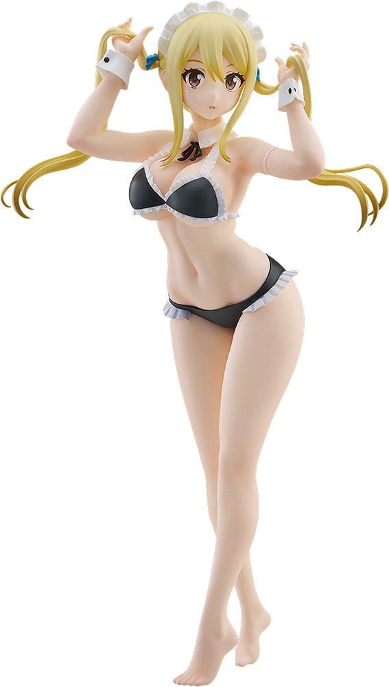 Fairy Tail 100 Years Quest Beach Queens Pop Up Parade PVC Statue Lucy Heartfilia: Virgo Form Swimsuit Ver. L Size 23 cm