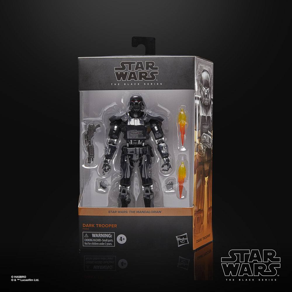 Star Wars: The Mandalorian Black Series Deluxe Action Figure 2022 Dark Trooper 15 cm *Damaged box*