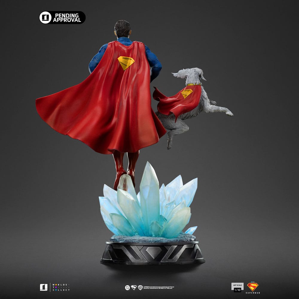 Superman Legacy Art Scale Statue 1/10 Superman & Krypto 32 cm