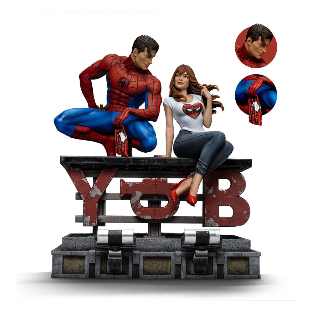 Spider-Man Diorama Art Scale Statue 1/6 Spider-Man and Mary Jane 35 cm
