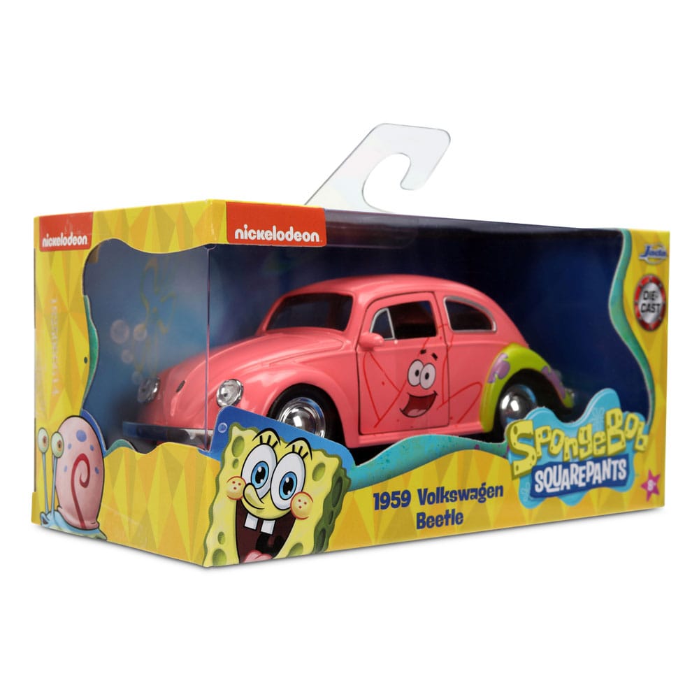 Spongebob Squarepants Diecast Model 1/32 1959 VW Beetle Patrick