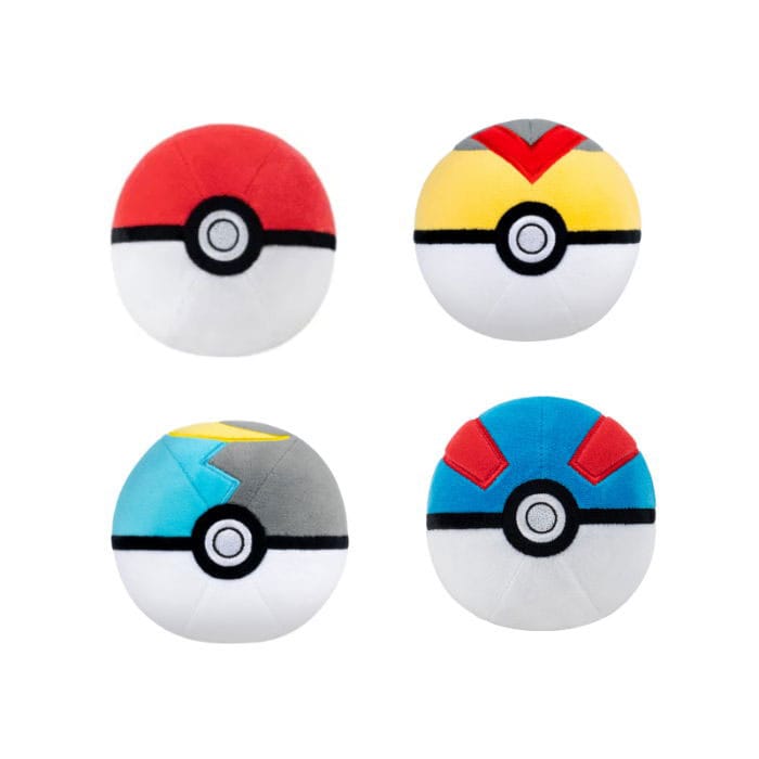 Pokémon Plush Figure Pokeball different versions 10 cm
