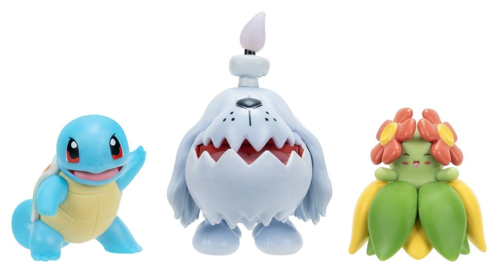Pokémon Battle Figure 3-Pack Squirtle, Greavard & Bellossom