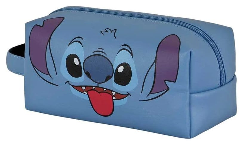 Lilo & Stitch Plus Brick Travel Toiletry Bag Tongue Blue