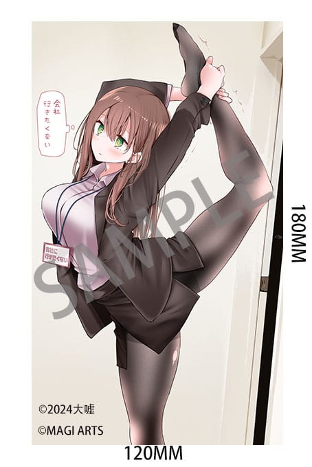 Original Character PVC Statue 1/4 OL-chan Who Doesn't Want to Go to Work White Ver. 26 cm
