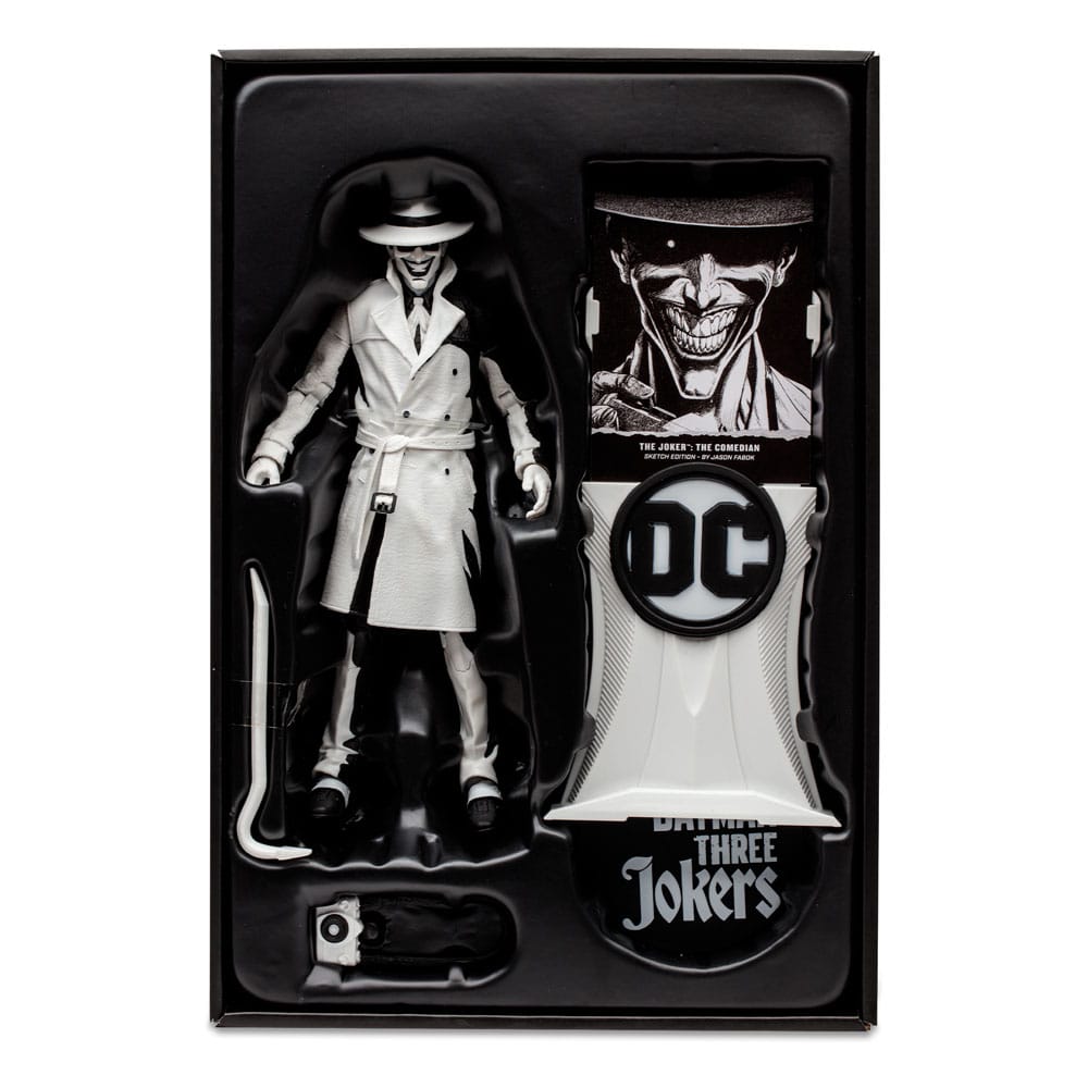 Batman: Three Jokers DC Multiverse Action Figure The Joker: The Comedian Sketch Edition (Gold Label) 18 cm