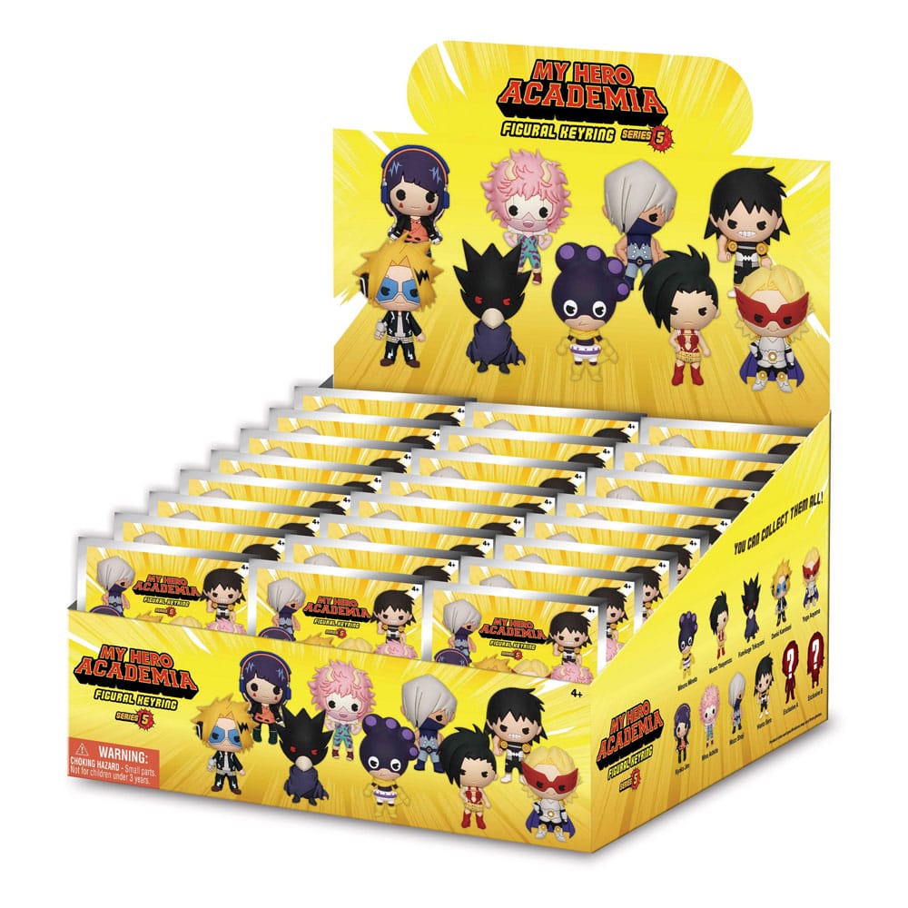 My Hero Academia 3D Foam Bag Clips Series 5 Display (24)