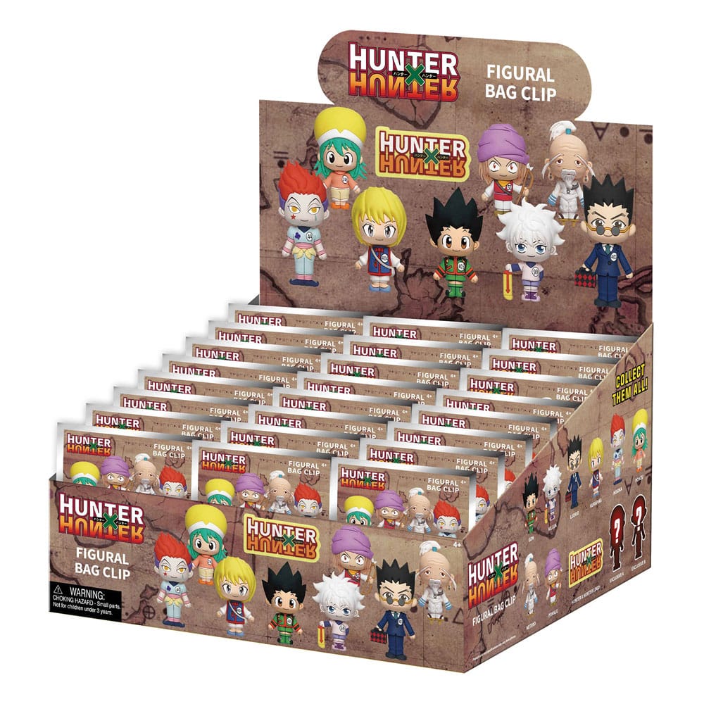 Hunter x Hunter 3D Foam Bag Clips Series 1 Display (24)