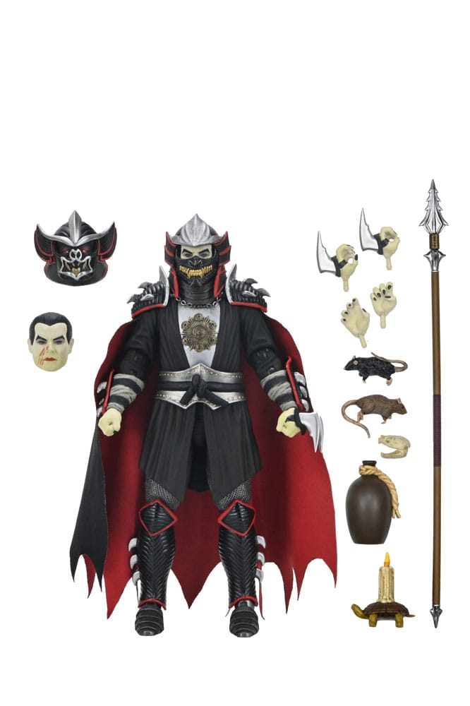 Teenage Mutant Ninja Turtles x Universal Monsters Action Figure Shredder as Dracula Classic Colors 18 cm