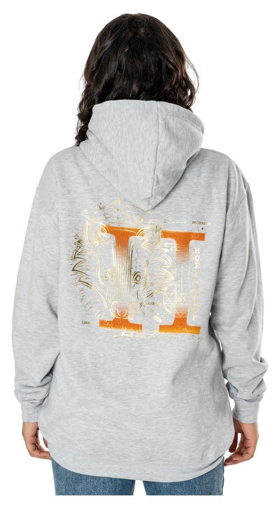 Harry Potter Hooded Sweater Hufflepuff Zodiac Size XL