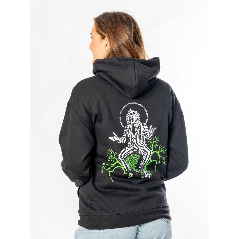 Beetlejuice Hooded Sweater Front Back World Tour Size S
