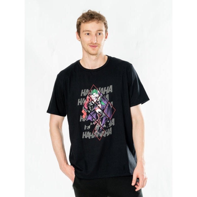 DC Comics T-Shirt Harley Quinn Joker Diamond Size XL