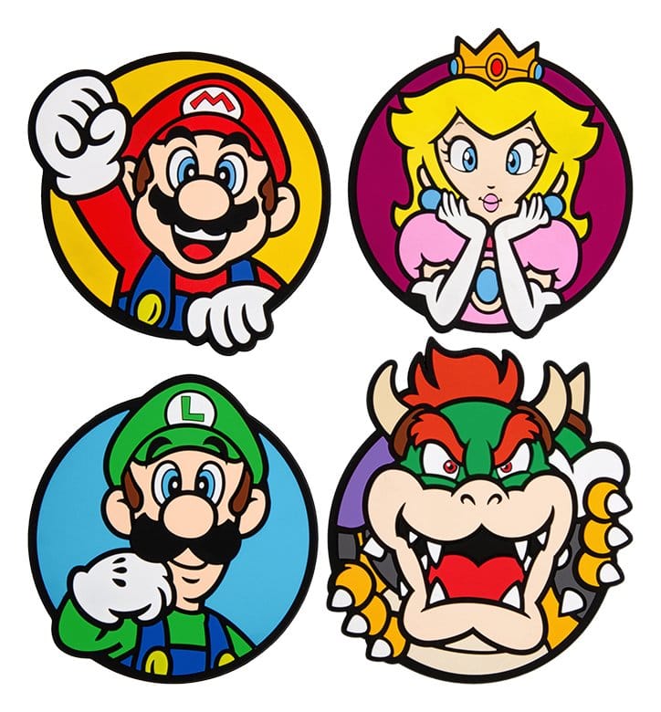 Super Mario Coaster 4-Pack