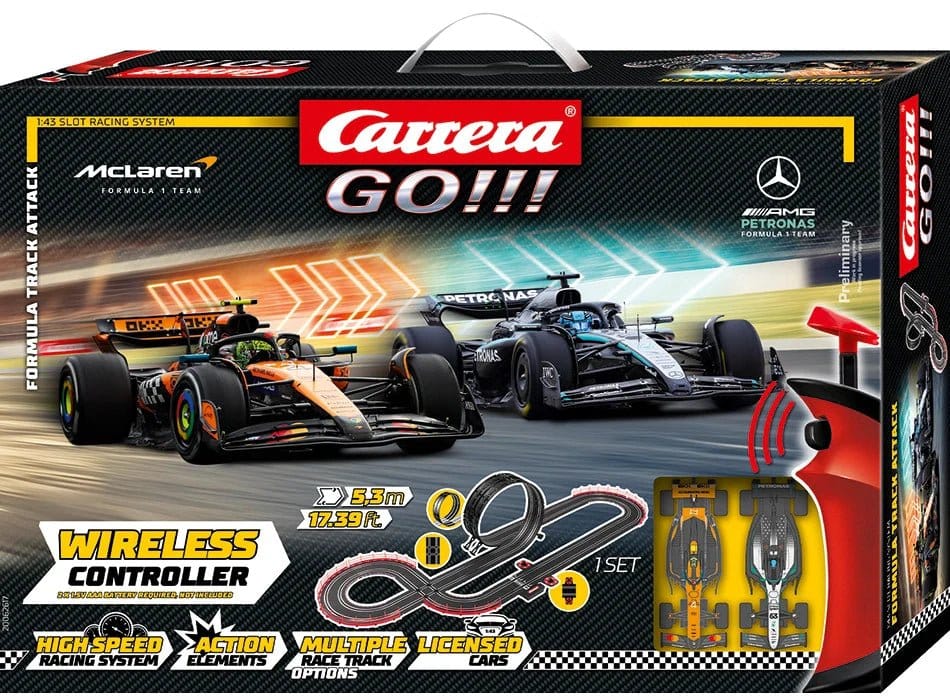 Carrera GO!!! Slot Car Track Set Formula Track Attack