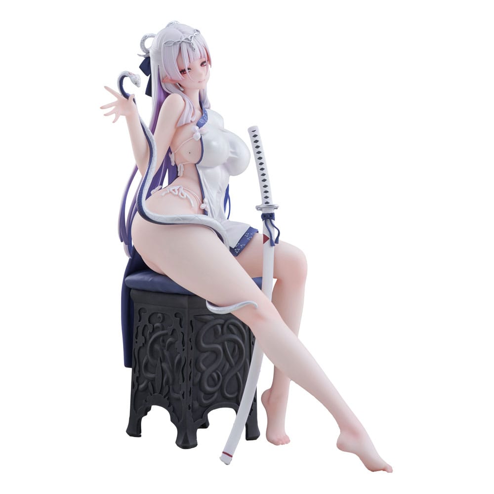 Original Character PVC Statue 1/7 The Color of the Blue - White Snake Deluxe Edition 20 cm